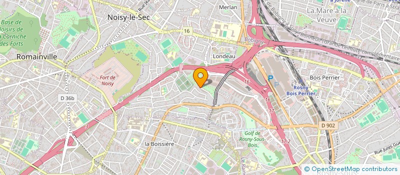 localisation de l'entreprise BEN INVEST à NOISY-LE-SEC