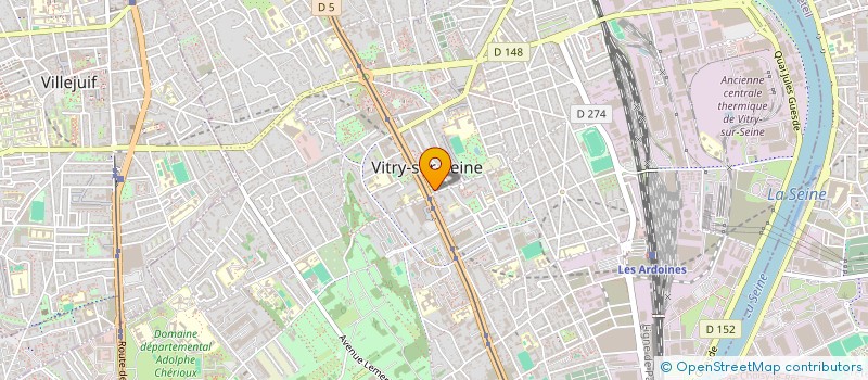 localisation de l'entreprise BEN KRAIEM DRIVE  VITRY-SUR-SEINE