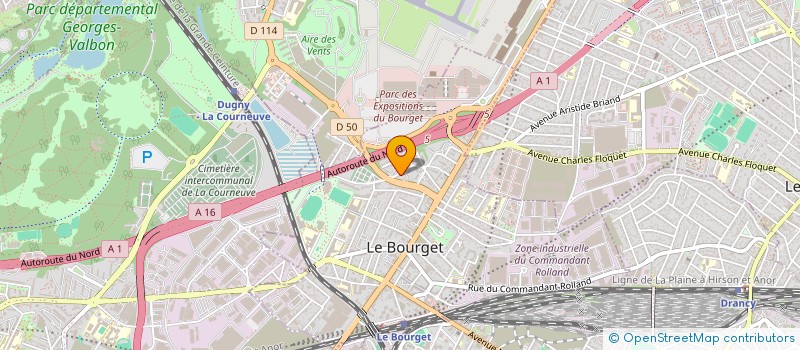 localisation de l'entreprise BEN'KS IMMO à LE BOURGET