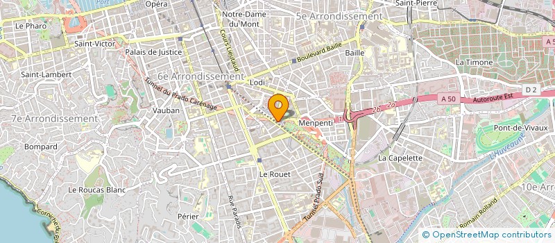 localisation de l'entreprise BEN L.S.J. à MARSEILLE 10EME