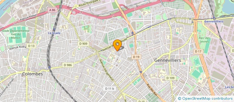 localisation de l'entreprise BEN LE PLOMBIER à ASNIERES-SUR-SEINE