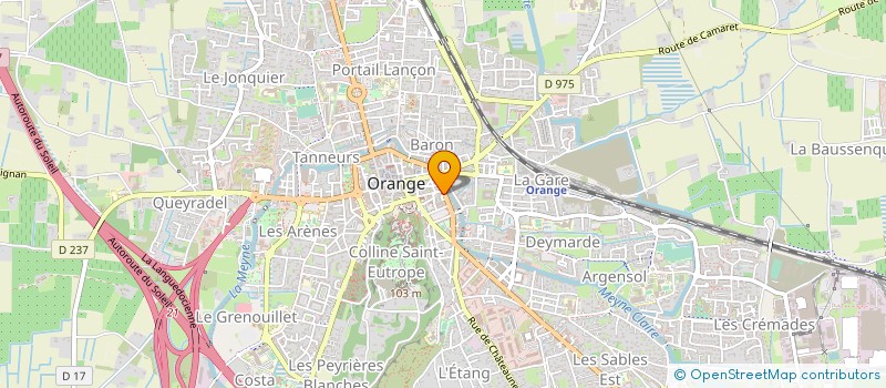 localisation de l'entreprise BEN LEU à ORANGE