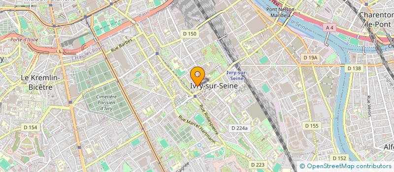 localisation de l'entreprise BEN MAAD ALI ET BECHIR à IVRY-SUR-SEINE