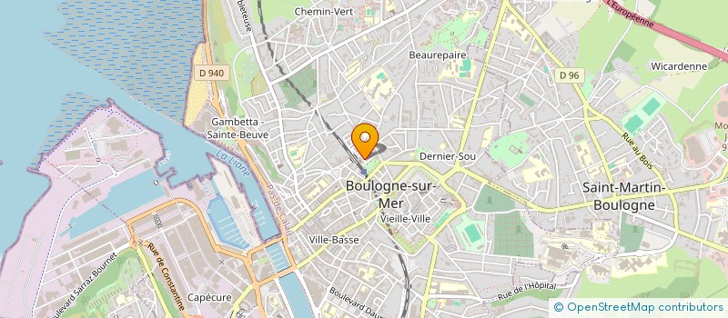 localisation de l'entreprise BEN MAKH  BOULOGNE-SUR-MER