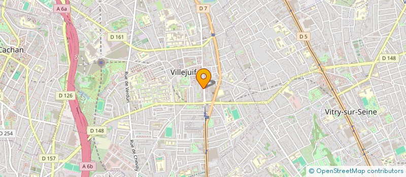 localisation de l'entreprise BEN MIMOUN  VILLEJUIF