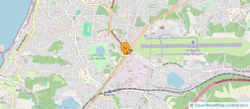 localisation de l'entreprise BEN MOURA ET DONIOL-VAL CROZE à BIARRITZ
