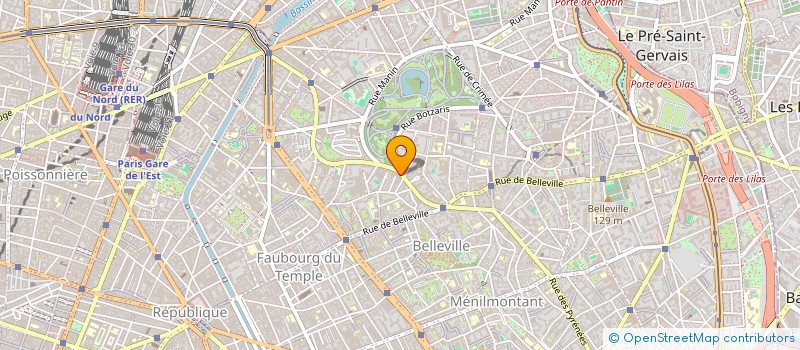 localisation de l'entreprise BEN&MOUSS TRANS SERVICE  PARIS