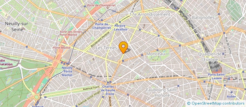 localisation de l'entreprise BEN P INVEST  PARIS