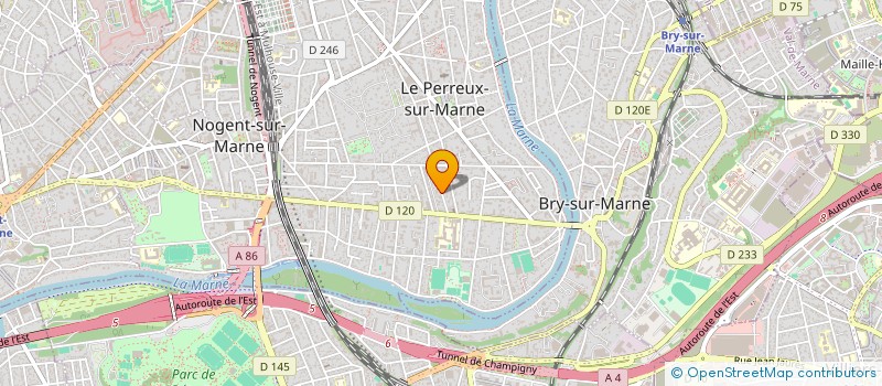 localisation de l'entreprise BEN PARTNERS  LE PERREUX-SUR-MARNE