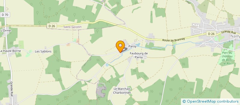 localisation de l'entreprise BEN PAYSAGE  NAILLY