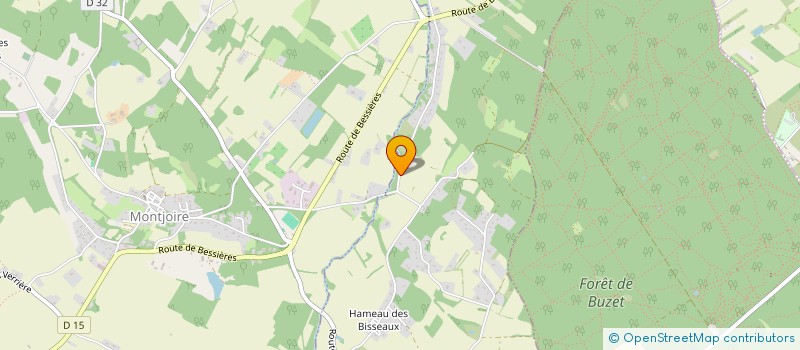 localisation de l'entreprise BEN PEINTURE/SOL  PAULHAC