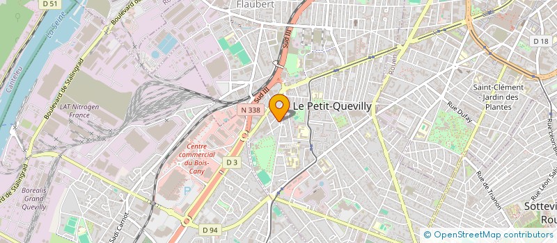 localisation de l'entreprise BEN PLOMBERIE à LE PETIT-QUEVILLY