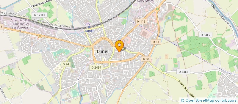 localisation de l'entreprise BEN PRESTIGE LOCATION  LUNEL