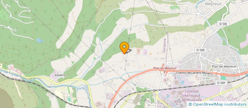 localisation de l'entreprise BEN-PRINT à GARDANNE