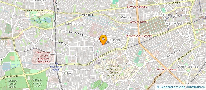 localisation de l'entreprise BEN PRODUCTIONS  BORDEAUX