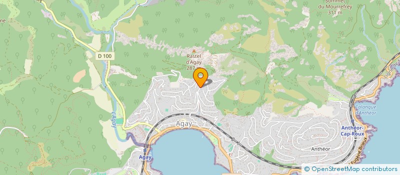 localisation de l'entreprise BEN PROGETTI  SAINT RAPHAEL