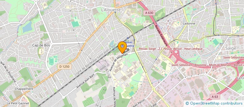 localisation de l'entreprise BEN RECYCLAGE à BORDEAUX