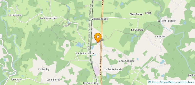 localisation de l'entreprise BEN REMORQUES à CHALAIS