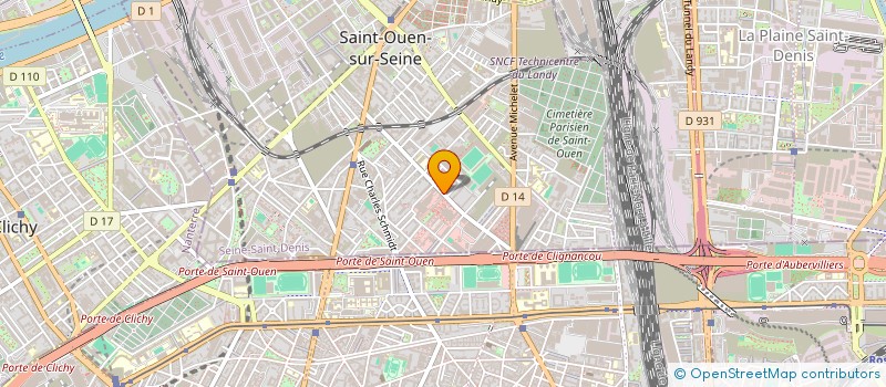 localisation de l'entreprise BEN-RENOV à SAINT-OUEN-SUR-SEINE