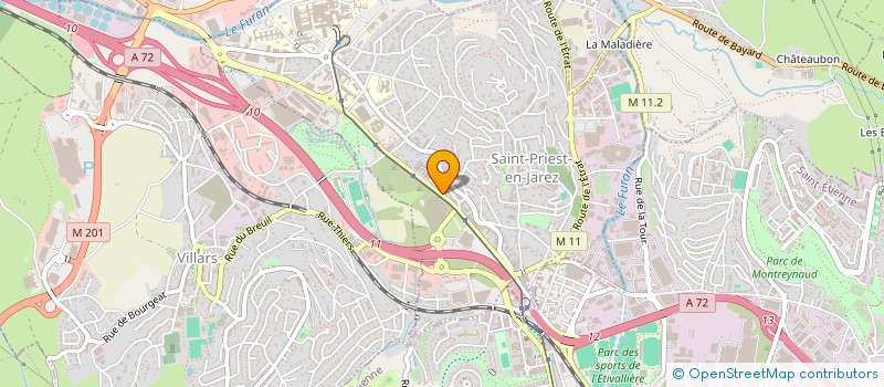 localisation de l'entreprise BEN RUN  SAINT-PRIEST-EN-JAREZ