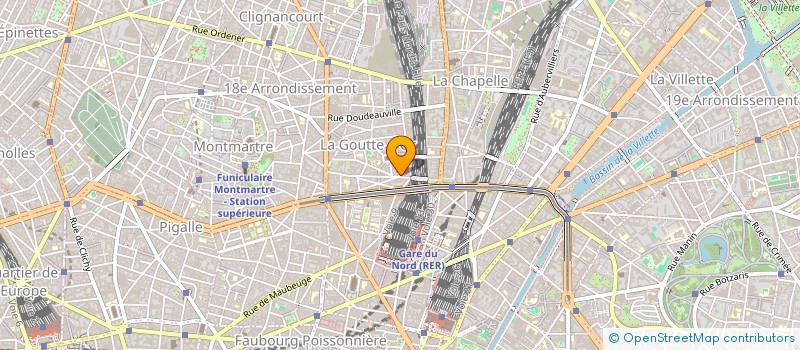 localisation de l'entreprise BEN'S ALIMENTAIRE à PARIS