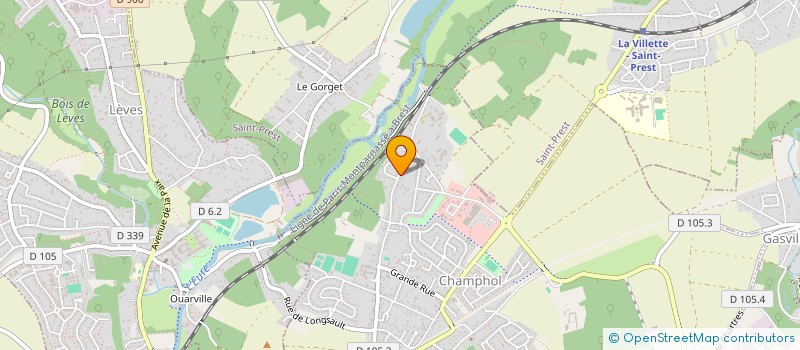 localisation de l'entreprise BEN'S MOTOR EVENT à CHAMPHOL