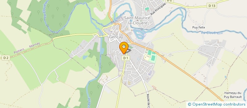 localisation de l'entreprise BEN'S RETAIL  GENCAY