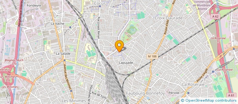 localisation de l'entreprise BEN'S TRANSPORT à TOULOUSE