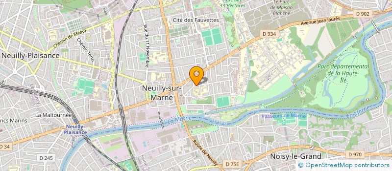 localisation de l'entreprise BEN'S TRANSPORT à NEUILLY-SUR-MARNE
