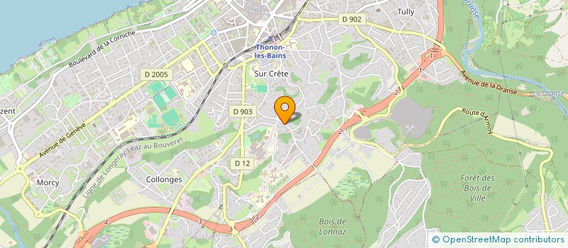 localisation de l'entreprise BEN SACOUN DEUILDE - LOCATION VIONNAZ à THONON-LES-BAINS