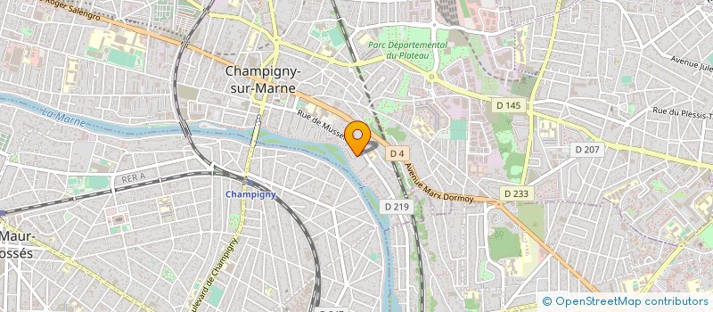 localisation de l'entreprise BEN SAID à CHAMPIGNY-SUR-MARNE