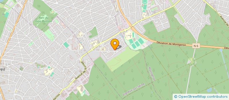 localisation de l'entreprise BEN'SERVICES à VIGNEUX-SUR-SEINE