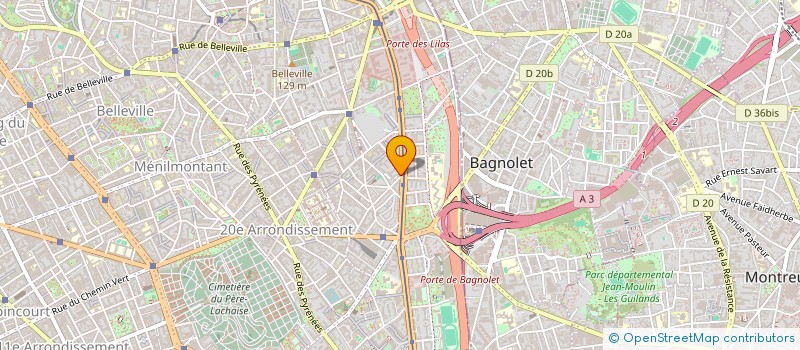 localisation de l'entreprise BEN SLAMA ET SHEMATA à PARIS