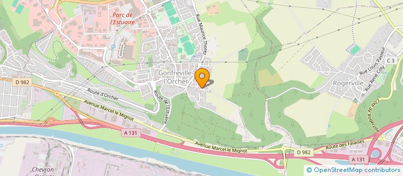 localisation de l'entreprise BEN-SOTHEA  GONFREVILLE-L'ORCHER