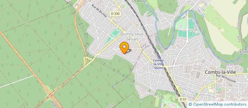 localisation de l'entreprise BEN & TAD  QUINCY-SOUS-SENART