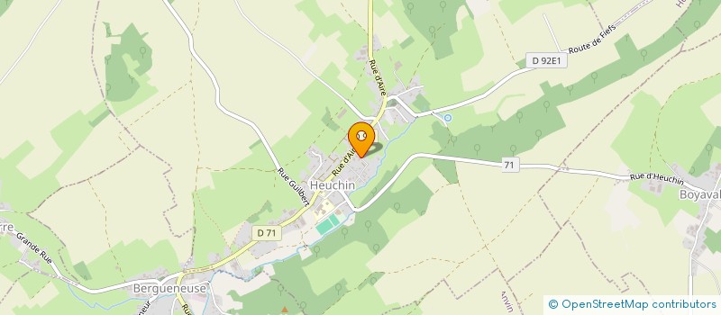 localisation de l'entreprise BEN TP  HEUCHIN