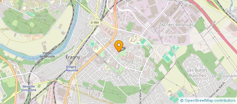 localisation de l'entreprise BEN TRANSPORTS  ERAGNY