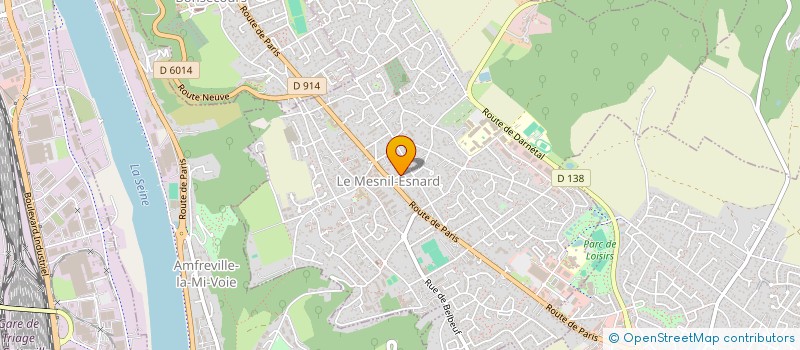 localisation de l'entreprise BEN - TRE 2005  LE MESNIL-ESNARD