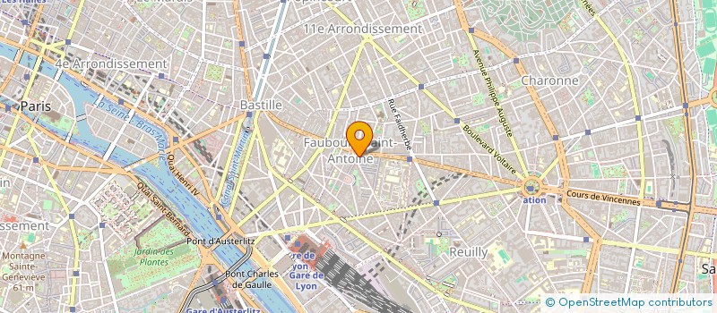localisation de l'entreprise BEN-VIANDES à PARIS