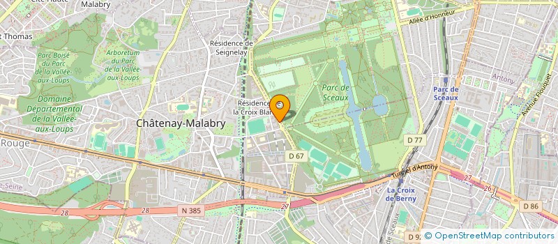 localisation de l'entreprise BEN YAHIA  CHATENAY-MALABRY