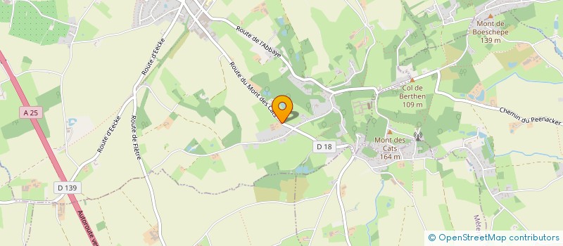 localisation de l'entreprise BENA.2PI.PARTICIPATIONS  GODEWAERSVELDE