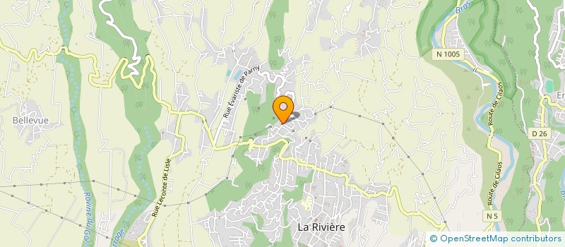 localisation de l'entreprise BENA  SAINT-LOUIS