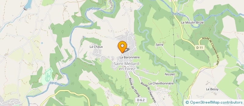 localisation de l'entreprise BENA  SAINT-MEDARD-EN-FOREZ