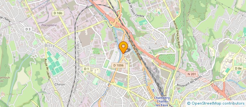 localisation de l'entreprise BENA  CHAMBERY