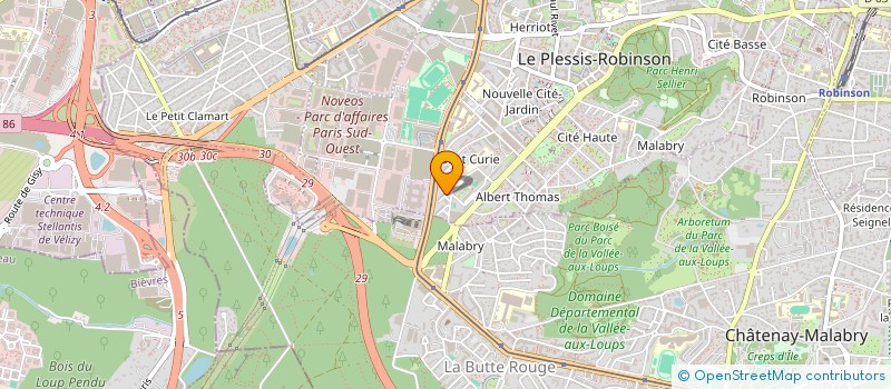 localisation de l'entreprise BENA MOTORS  LE PLESSIS-ROBINSON