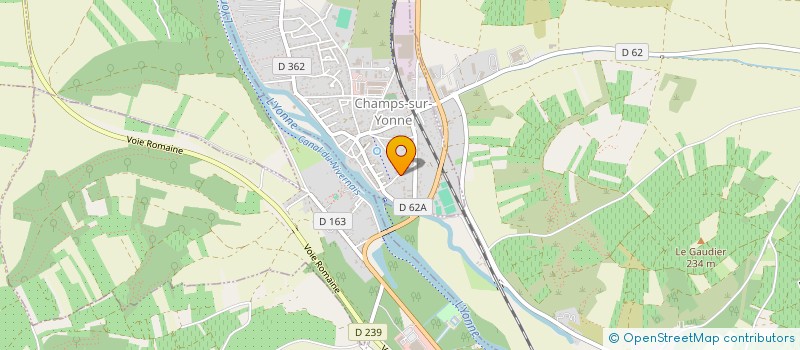 localisation de l'entreprise BENABAR  CHAMPS-SUR-YONNE