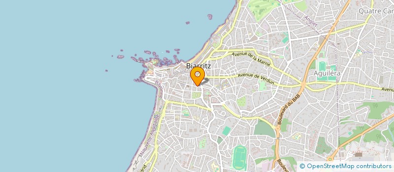 localisation de l'entreprise BENAC  & BRUNSARD à BIARRITZ