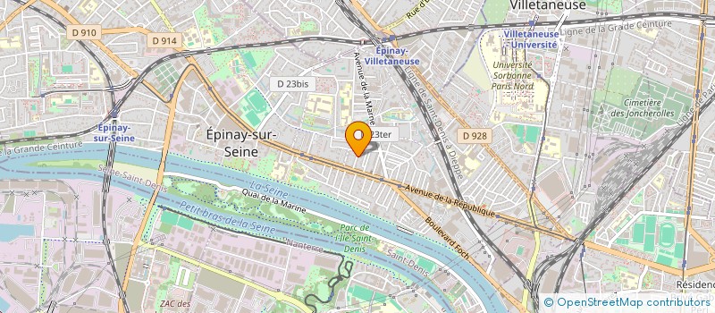 localisation de l'entreprise BENAC TRANS à EPINAY-SUR-SEINE