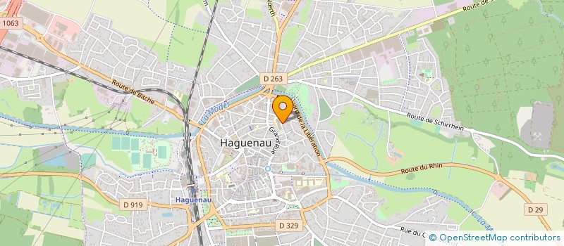 localisation de l'entreprise BENACREA  HAGUENAU