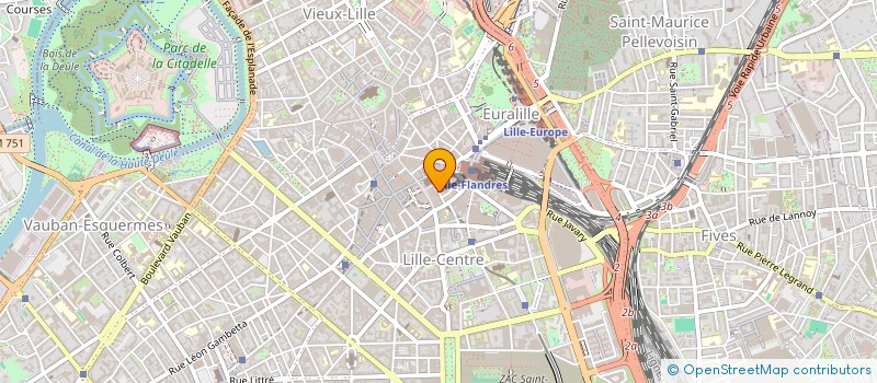localisation de l'entreprise BENADDI à LILLE